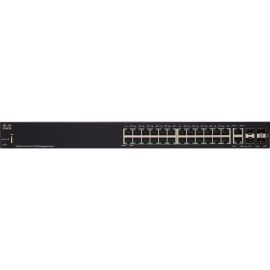 CISCO SF350-24 24-PORT 10/100 MANAGED SWITCH REMANUFACTURED