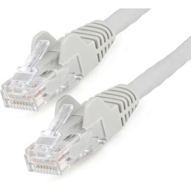 StarTech.com 3ft (90cm) CAT6 Ethernet Cable, LSZH (Low Smoke Zero Halogen) 10 GbE Snagless 100W PoE UTP RJ45 Gray Network Patch Cord, ETL