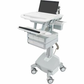 Ergotron StyleView Laptop Cart, LiFe Powered, 4 Drawers
