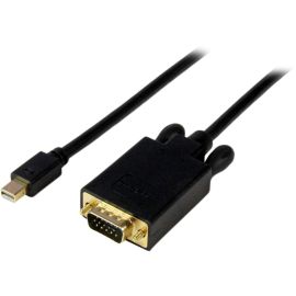 StarTech.com 3ft Mini DisplayPort to VGA Cable, Active Mini DP to VGA Adapter Cable, 1080p, mDP 1.2 to VGA Monitor/Display Converter Cable