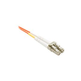 UNC 15M LC TO ST OM2 1GB FIBER OPTIC CABLE, ORANGE, OFNR, 50/125 MULTIMODE DUPLE