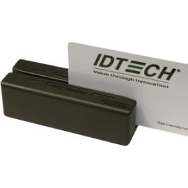 ID TECH, MINIMAG DUO, DUAL HEAD MSR, TRACK 3, USB KEYBOARD EMULATION, BLACK