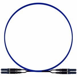 OM4+ 2F 1.6 PC OFNP LC KEY F POL 2M BLUE