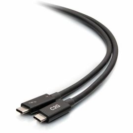 C2G 2.5ft Thunderbolt 4 Cable - USB C - 40Gbps - M/M
