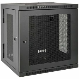 Tripp Lite by Eaton SmartRack 12U Low-Profile Switch-Depth Wall-Mount Small Rack Enclosure Hinged Back
