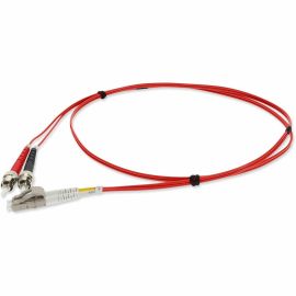 10M ST/LC M/M RED OM1 DUPLEX OFNR-RISER FIBER PATCH CABLE