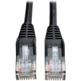 Eaton Tripp Lite Series Cat5e 350 MHz Snagless Molded (UTP) Ethernet Cable (RJ45 M/M), PoE - Black, 50 ft. (15.24 m)