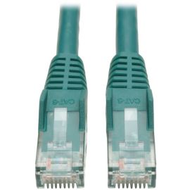 Eaton Tripp Lite Series Cat6 Gigabit Snagless Molded (UTP) Ethernet Cable (RJ45 M/M), PoE, Green, 7 ft. (2.13 m)