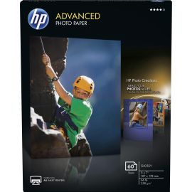 HP ADVANCED GLOSS PHOTO PAPER 5 X 7 CONTAINS 60 SHEETS OF HP ADVANCED GLOSSY PHO