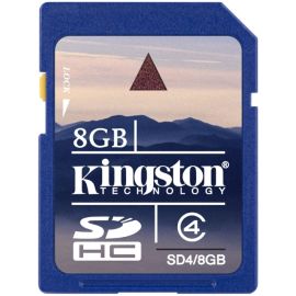 Kingston 8GB Secure Digital High Capacity (SDHC) Card - Class 4