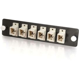 Q-SERIES SC MM ADPTR PNL 6 PORT BEIGE