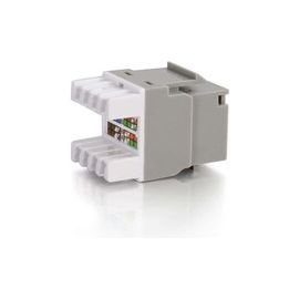 CAT5E RJ45 UTP KEYSTONE JACK - GRAY