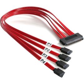 StarTech.com 50cm Serial Attached SCSI SAS Cable - SFF-8484 to 4x SATA