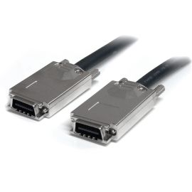 StarTech.com 100cm Serial Attached SCSI SAS Cable - SFF-8470 to SFF-8470 - erial Attached SCSI (SAS) external cable - 4-Lane - 4x InfiniBand - 4x InfiniBand