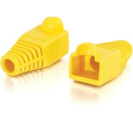 RJ45 SNAGLESS BOOT COVER (6.0MM OD) - YELLOW - 50PK