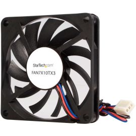 StarTech.com TX3 Dual Ball Bearing Replacement Fan - CPU Cooler fan - 70 mm - black