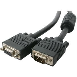 StarTech.com StarTech.com Coax High Resolution VGA Monitor Extension Cable - 200ft - 1 x D-Sub (HD-15), 1 x D-Sub (HD-15) - Monitor Extension Cable External - Black