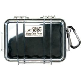 PELICAN 1020 MICRO CASE - BLACK / CLEAR