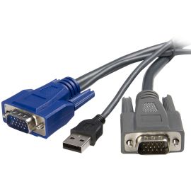 StarTech.com 2-in-1 - USB/ VGA cable - 4 pin USB Type A, HD-15 (M) - HD-15 (M) - 6 ft