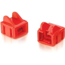 RJ45 PATCH CORD BOOT - RED - 25PK