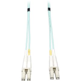 Eaton Tripp Lite Series 10Gb Duplex Multimode 50/125 OM3 LSZH Fiber Patch Cable, (LC/LC) - Aqua, 25M (82 ft.)