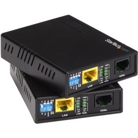 StarTech.com 10/100 VDSL2 Ethernet Extender Kit over Single Pair Wire - 1km