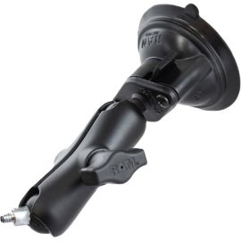 RAM TWIST LOCK SUCTION CUP MOUNT WITH 1 BALL ADAPTER THAT CONTAINS A 1/4-20 THRE