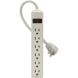 Belkin 6 Outlet Power Strip - 5 foot cord - White