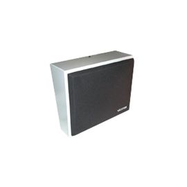 8 AMPLIFIED WALL SPEAKER, METAL, GRAY