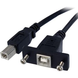 StarTech.com 1 ft Panel Mount USB Cable B to B - F/M