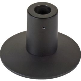 CIRCULAR DESK MOUNT WITH BOLT THRU HARDWARE. BLACK. TAA COMPLIANT.