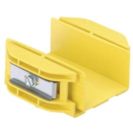 Panduit FiberRunner FBC2X2YL Mounting Coupler - Yellow