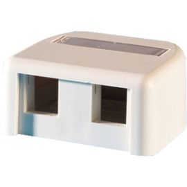 FOG WHITE SURFACE MOUNT BOX 2 KEYSTONES