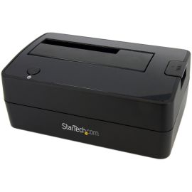 StarTech.com Single Bay USB 3.0 to SATA Hard Drive Docking Station, USB 3.0 (5 Gbps) Hard Drive Dock, External 2.5/3.5