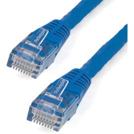 StarTech.com 50ft CAT6 Ethernet Cable - Blue Molded Gigabit - 100W PoE UTP 650MHz - Category 6 Patch Cord UL Certified Wiring/TIA