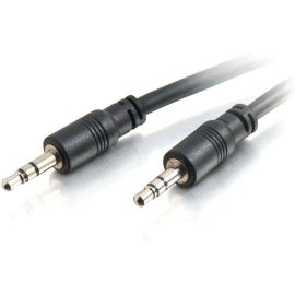 C2G 75ft 3.5mm Stereo Audio Cable With Low Profile Connectors M/M - In-Wall CMG-Rated