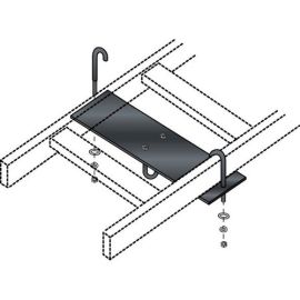 Black Box Mounting Bracket - Black - TAA Compliant