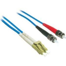 2M LC-ST 62.5/125 OM1 DPX MM FIBER-BLU