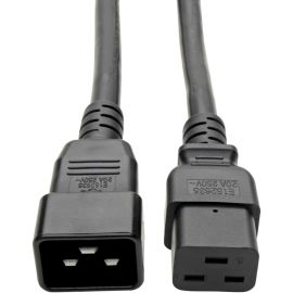 Eaton Tripp Lite Series Power Extension Cord/Splitter, 2 x C19 to C20 Y Splitter - Heavy-Duty, 20A, 250V, 12 AWG, 6 ft. (1.83 m), Black