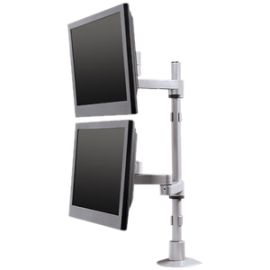 DUAL TIER FOLDABLE LCD ARM WITH 28 POLE.INCLUDES BOTH 75MM AND 100MM VESA ADAPTE