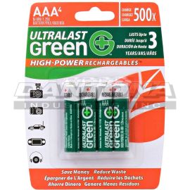 4 PACK AAA HIGH-POWER CARDED, REPLACEMENT HOUSEHOLD BATTERY