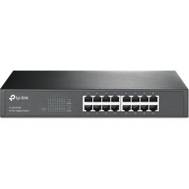 TP-LINK TL-SG1016D 10/100/1000Mbps 16-Port Gigabit 13-inch Rackmountable Switch, 32Gbps Capacity