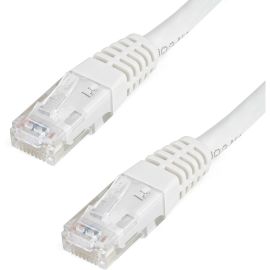 StarTech.com 20ft CAT6 Ethernet Cable - White Molded Gigabit - 100W PoE UTP 650MHz - Category 6 Patch Cord UL Certified Wiring/TIA