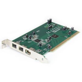 StarTech.com 3 Port 2b 1a PCI 1394b FireWire Adapter Card with DV Editing Kit