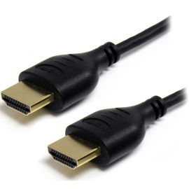 StarTech.com 3ft Slim HDMI Cable, 4K High Speed HDMI Cable with Ethernet, 4K 30Hz UHD HDMI Cord 36AWG, 4K HDMI 1.4 Video/Display Cable