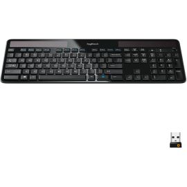 Logitech K750 Wireless Solar Keyboard for Windows, 2.4GHz Wireless with USB Unifying Receiver, Ultra-Thin, Compatible with PC, Laptop