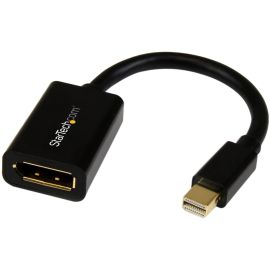 StarTech.com Mini DisplayPort to DisplayPort Adapter, 4K x 2K Video, Ultra HD Mini DP to DP Converter, mDP to DP 1.2 Adapter, Male/Female