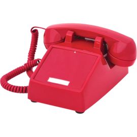 250047-VBA-NDL RED DESK NO DIAL