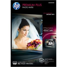 HP PREM PLUS 4X6 SG 100 SHT PHOTO PAPER