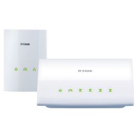 D-Link DHP-347AV PowerLine AV 4-Port Switch Starter Kit